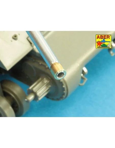 76 mm barrel with protector for Sherman M4, 1/35 - Aber Models 35 L...