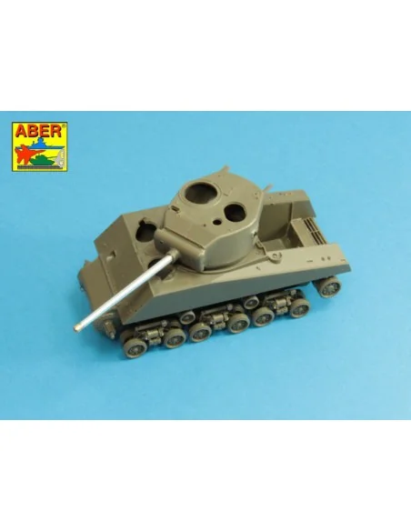 76 mm barrel with protector for Sherman M4, 1/35 - Aber Models 35 L...