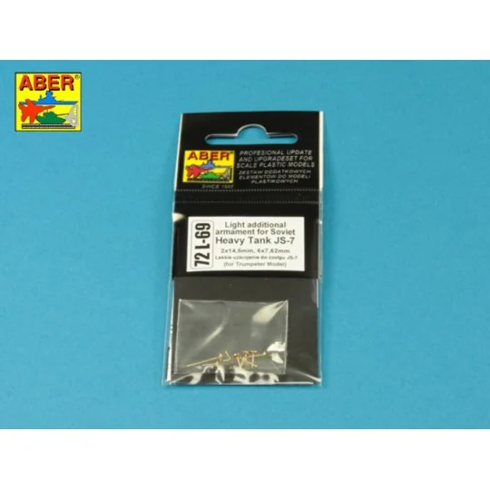 Light additional armament for Soviet tank JS-7 - Aber Models 72 L-69