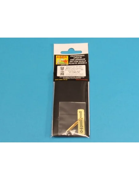 Barrel 20 mm and 7, 62 for AMX-30, 1/35 - Aber Models 35 L-142