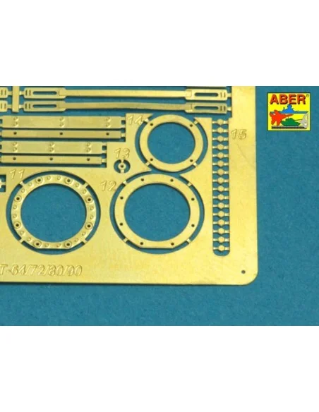 125mm 2A46M-5 Barrel for Russian Tank T-90 & T-90A, 1/35 - Aber Mod...