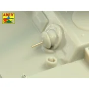 Russian 107 mm ZIS-6 tank barrel for KV-2, 1/72 - Aber Models 72 L-70