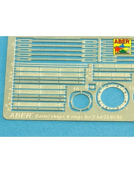 125mm 2A46M Barrel for Russian Tank T-72M1 & T-64A/B, 1/35 - Aber M...