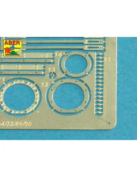 125mm 2A46M Barrel for Russian Tank T-72M1 & T-64A/B, 1/35 - Aber M...