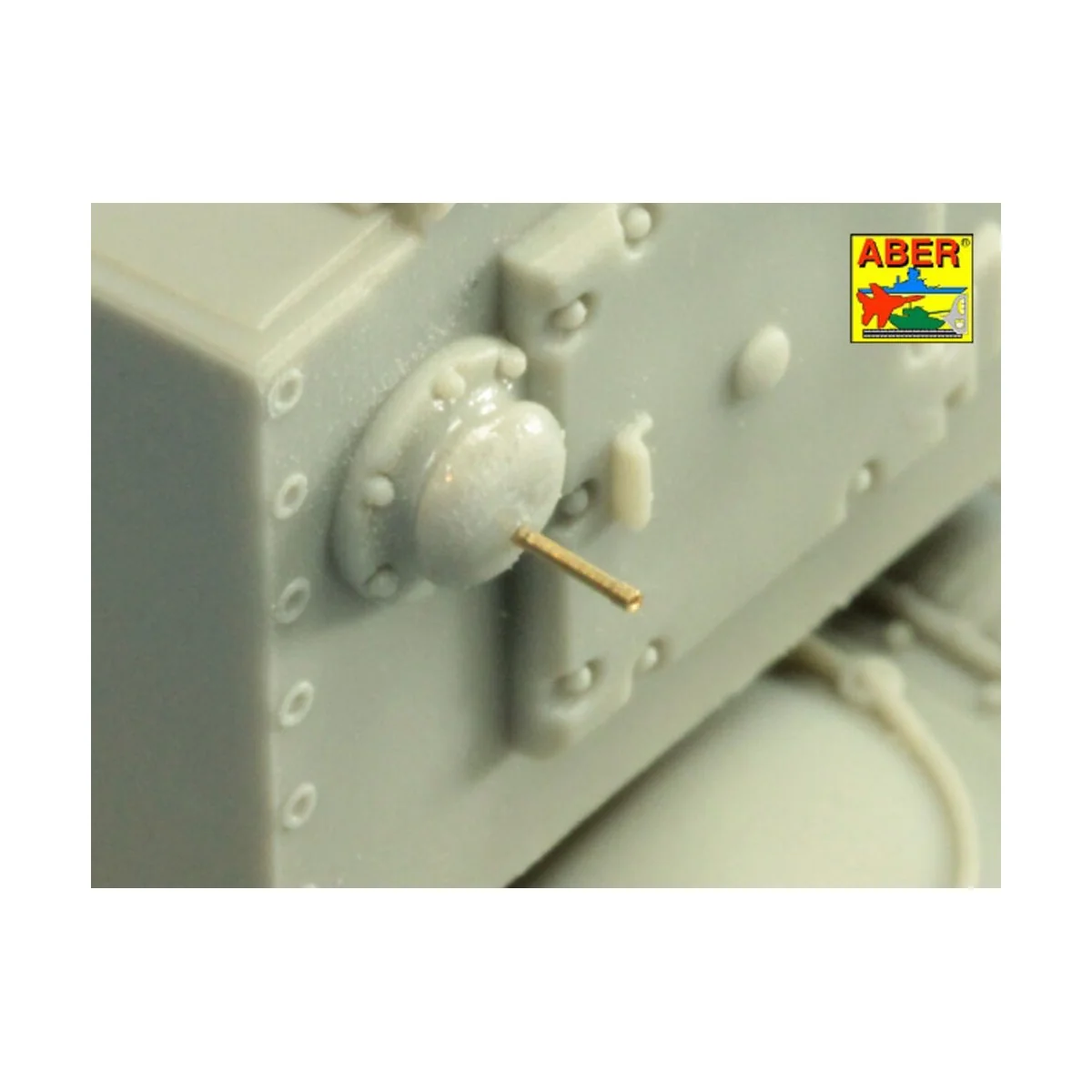 Russian 107 mm ZIS-6 tank barrel for KV-2, 1/72 - Aber Models 72 L-70