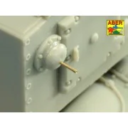 Russian 107 mm ZIS-6 tank barrel for KV-2, 1/72 - Aber Models 72 L-70