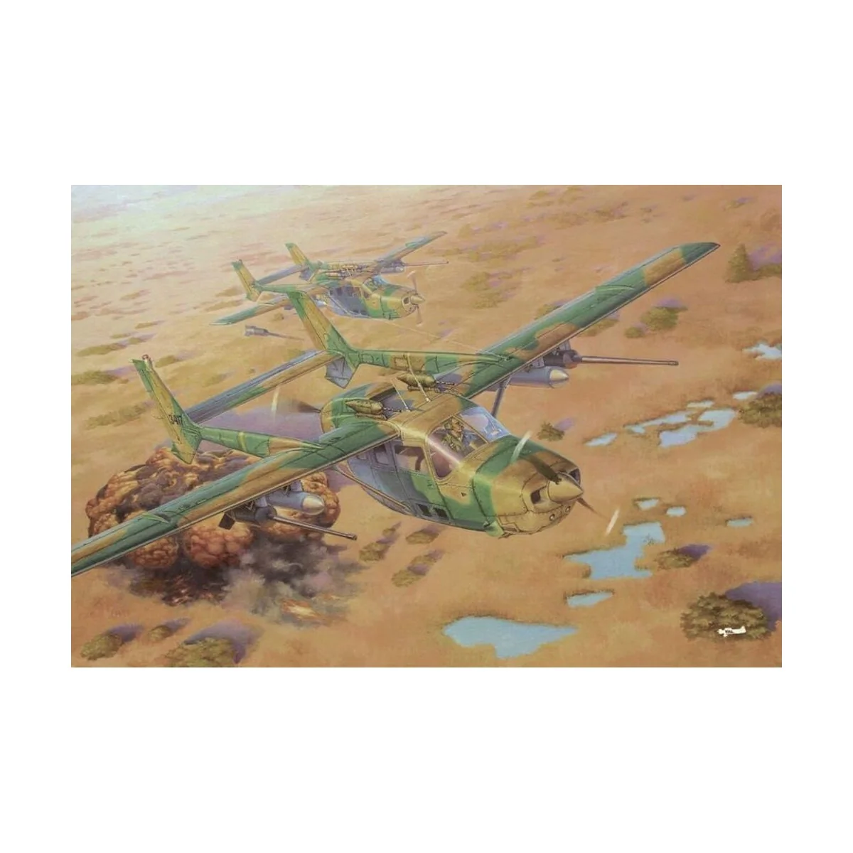 Reims FTB337G Lynx "Bush war" - Roden 628