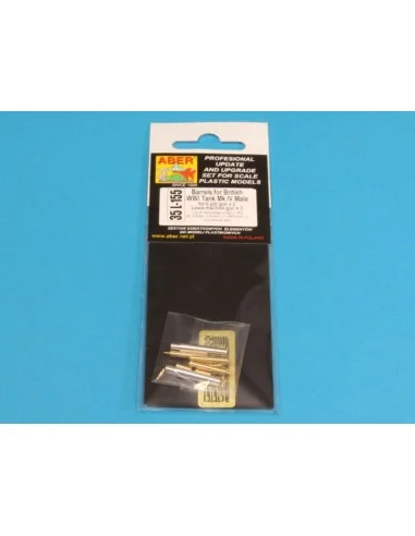 Barrels for Mark IV - Male, 1/35 - Aber Models 35 L-155
