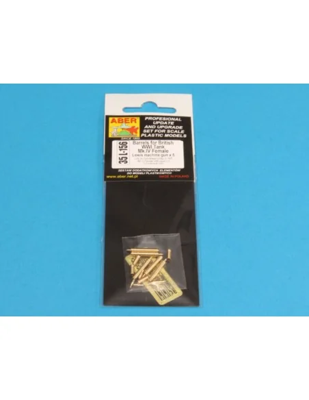 Barrels for Mark IV - Female, 1/35 - Aber Models 35 L-156