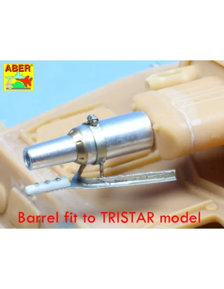 75mm KwK 37 L/24 barrel for Pz Kpfw III, 1/35 - Aber Models 35 L-157