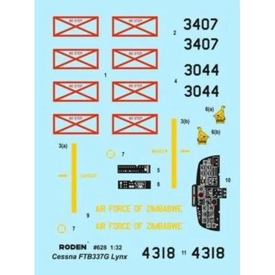 Reims FTB337G Lynx "Bush war" - Roden 628