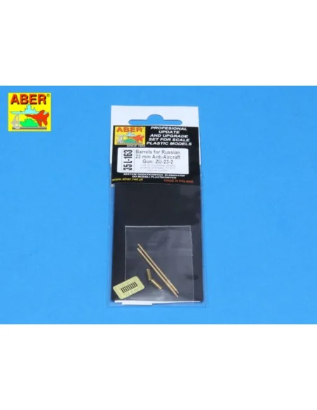Barrels for Russian AA ZU-23-2, 1/35 - Aber Models 35 L-163