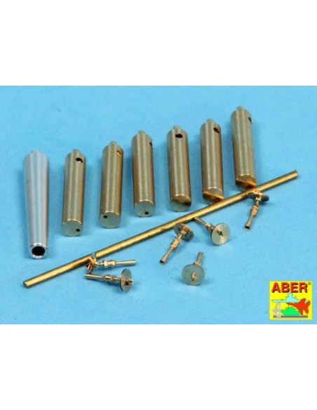Barrels for German WWI A7V Tank, 1/35 - Aber Models 35 L-164