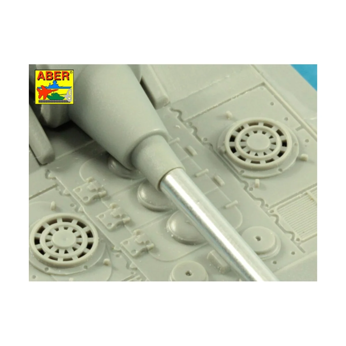 10,5/cm L/62 A/T gun barrel for German E-50 SPG Gun - Aber Models 7...