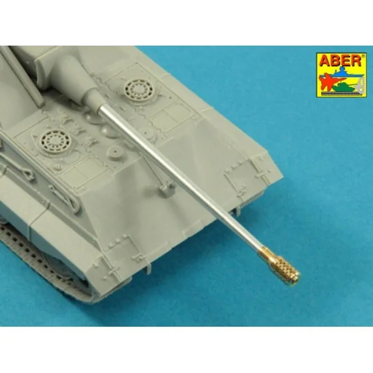 10,5/cm L/62 A/T gun barrel for German E-50 SPG Gun - Aber Models 7...
