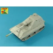10, 5/cm L/62 A/T gun barrel for German E-50 SPG Gun, 1/72 - Aber M...