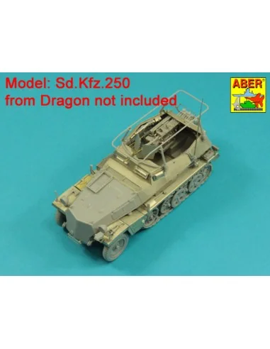 Barrel for German machine gun MG34 with Panzerschild, 1/35 - Aber M...