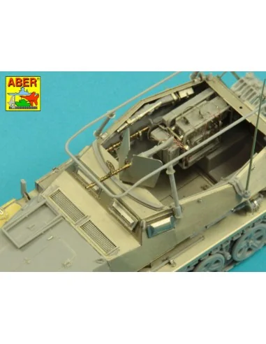 Barrel for German machine gun MG34 with Panzerschild, 1/35 - Aber M...