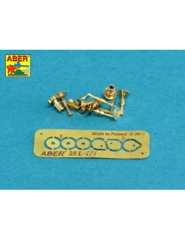 Set of gun barrel tips for MG 08 x3 pcs. And barrel tips for MG 08/...
