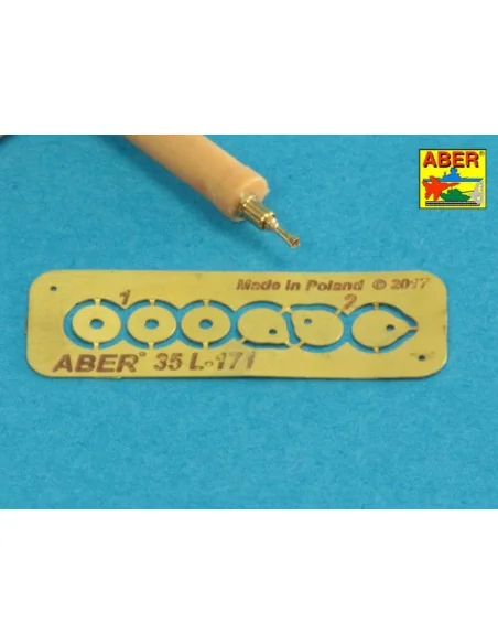 Set of gun barrel tips for MG 08 x3 pcs. And barrel tips for MG 08/...