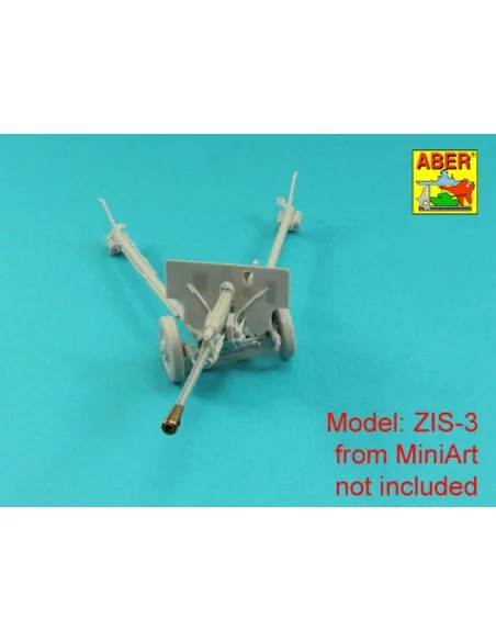 Gun barrel for ZiS-3, 1/35 - Aber Models 35 L-173