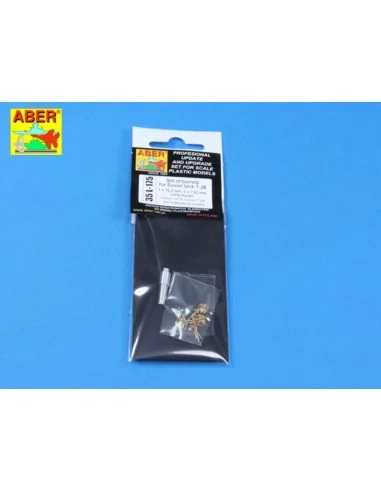 Set of barrels for Soviet tank T-28, 1/35 - Aber Models 35 L-175