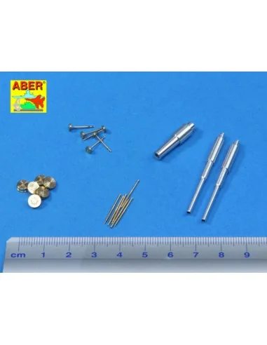 Set of barrels for Soviet tank T-35 1938/1939, 1/35 - Aber Models 3...