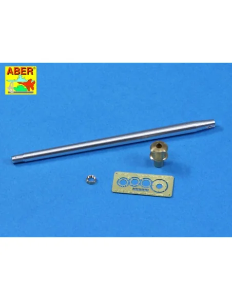 76 mm barrel with muzzle brake for M4A3E8, 1/35 - Aber Models 35 L-186