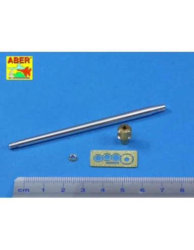 76 mm barrel with muzzle brake for M4A3E8, 1/35 - Aber Models 35 L-186