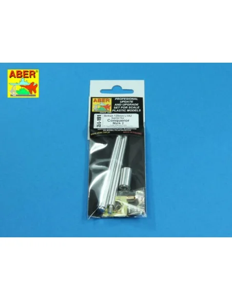 120mm gun barrel for Conqueror Mark 2, 1/35 - Aber Models 35 L-191