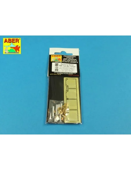 [NO_DESC] Barrels for Tank Mk.IV Female, 1/35 - Aber Models 35 L-196