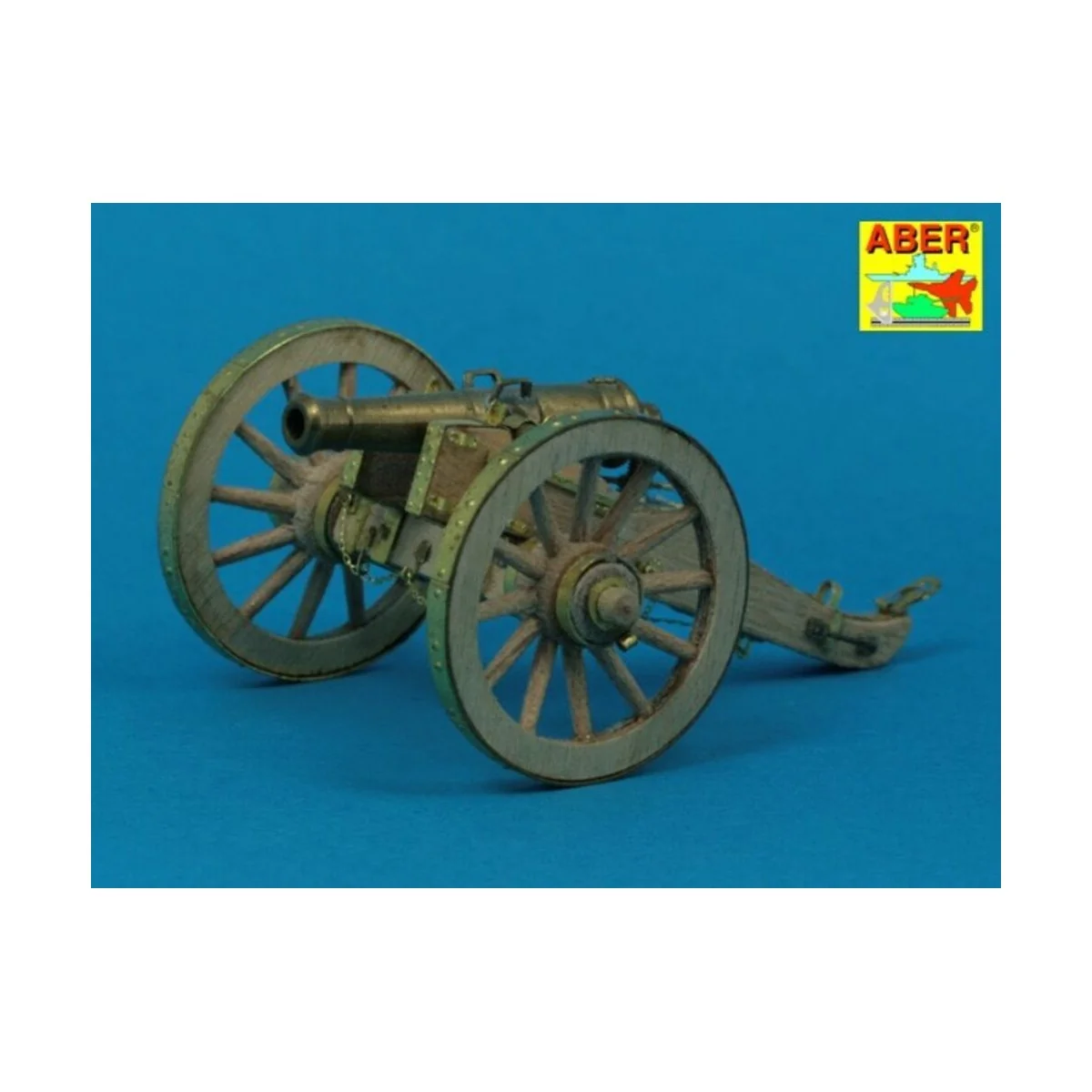 Napoleonic war period-British 6-punder gun, 1/72 - Aber Models 72 M-01