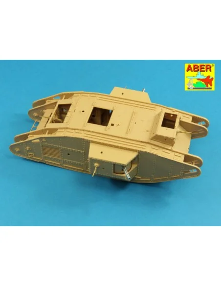 Barrels for British WWI Tank Mk.V Male, 1/35 - Aber Models 35 L-207