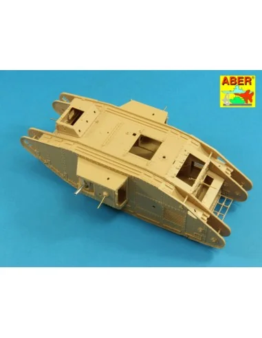 Barrels for British WWI Tank Mk.V Male, 1/35 - Aber Models 35 L-207