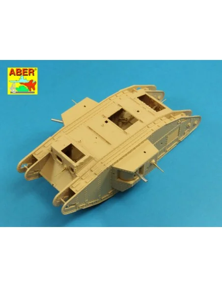 Barrels for British WWI Tank Mk.V Male, 1/35 - Aber Models 35 L-207