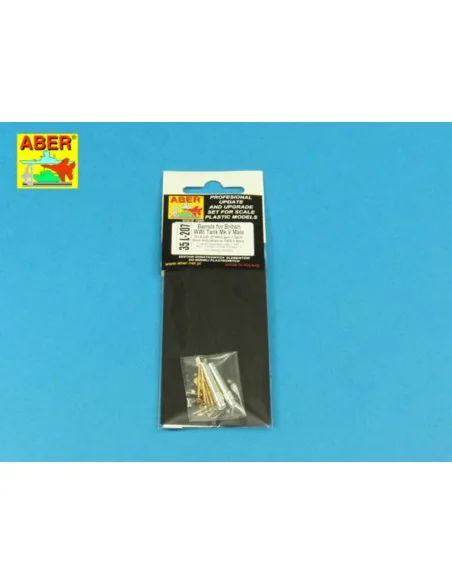 Barrels for British WWI Tank Mk.V Male, 1/35 - Aber Models 35 L-207