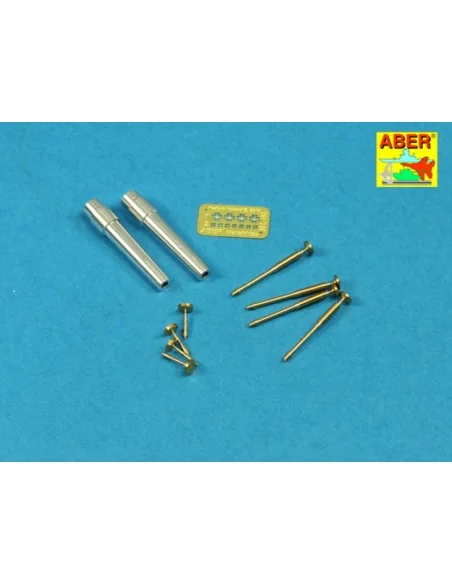 Barrels for British WWI Tank Mk.V Male, 1/35 - Aber Models 35 L-207