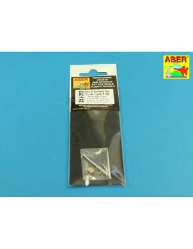 Set of barrels for Soviet tank T-50, 1/35 - Aber Models 35 L-212