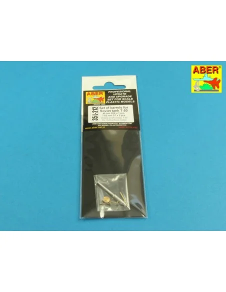 [NO_DESC] Set of barrels for Soviet tank T-50, 1/35 - Aber Models 3...