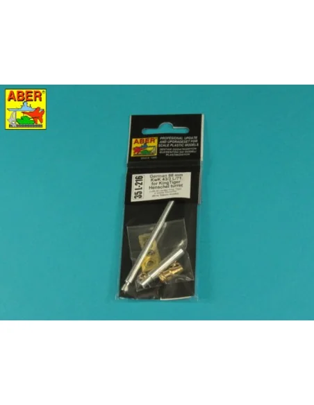 Barrel for Tiger B Henschel-Turm, 1/35 - Aber Models 35 L-216