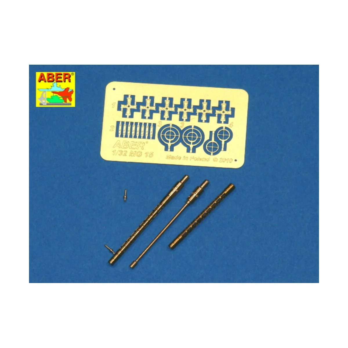 2 barrels for MG 15, 1/32 - Aber Models A32 001