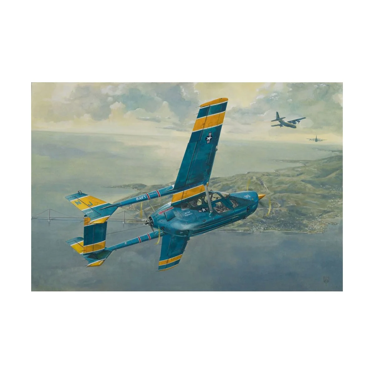 O-2A Skymaster U.S. Navy Service, 1/32 - Roden 632 O-2A Skymaster U.S. Navy Service, 1/32 - Roden 632