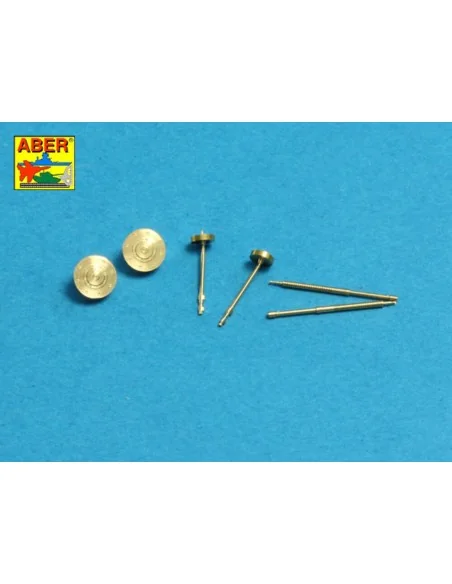 Set of 2 barrels for Soviet 7, 62mm DT, 1/35 - Aber Models 35 L-223