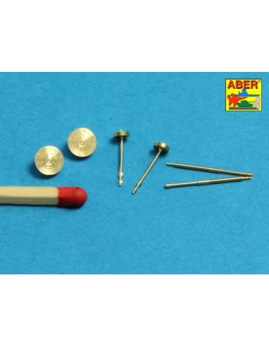 [NO_DESC] Set of 2 barrels for Soviet 7, 62mm DT, 1/35 - Aber Model...