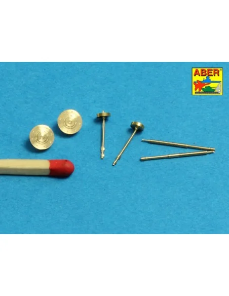 [NO_DESC] Set of 2 barrels for Soviet 7, 62mm DT, 1/35 - Aber Model...