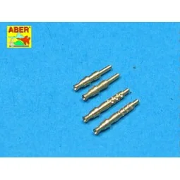 4 barrels tips for MG 17 - Aber Models A32 003