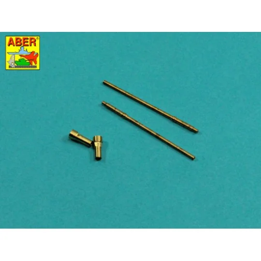 4 barrels tips for MG 17, 1/32 - Aber Models A32 003