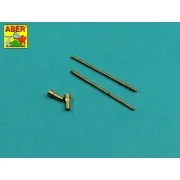 4 barrels tips for MG 17, 1/32 - Aber Models A32 003