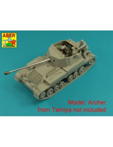 Barrel for 17pdr. Self-propelled A/T gun Archer, 1/35 - Aber Models...