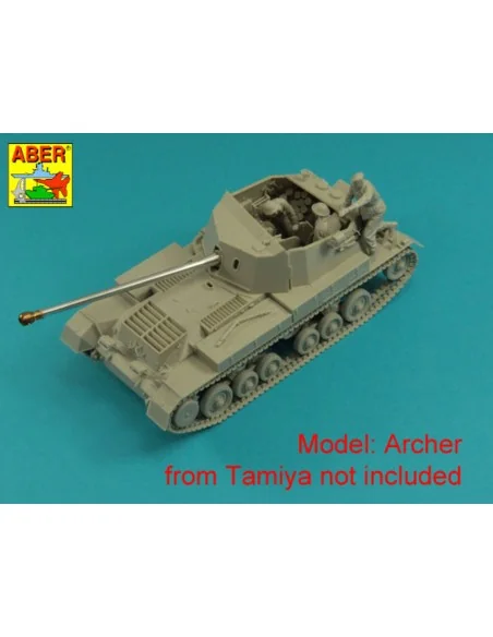 Barrel for 17pdr. Self-propelled A/T gun Archer, 1/35 - Aber Models...